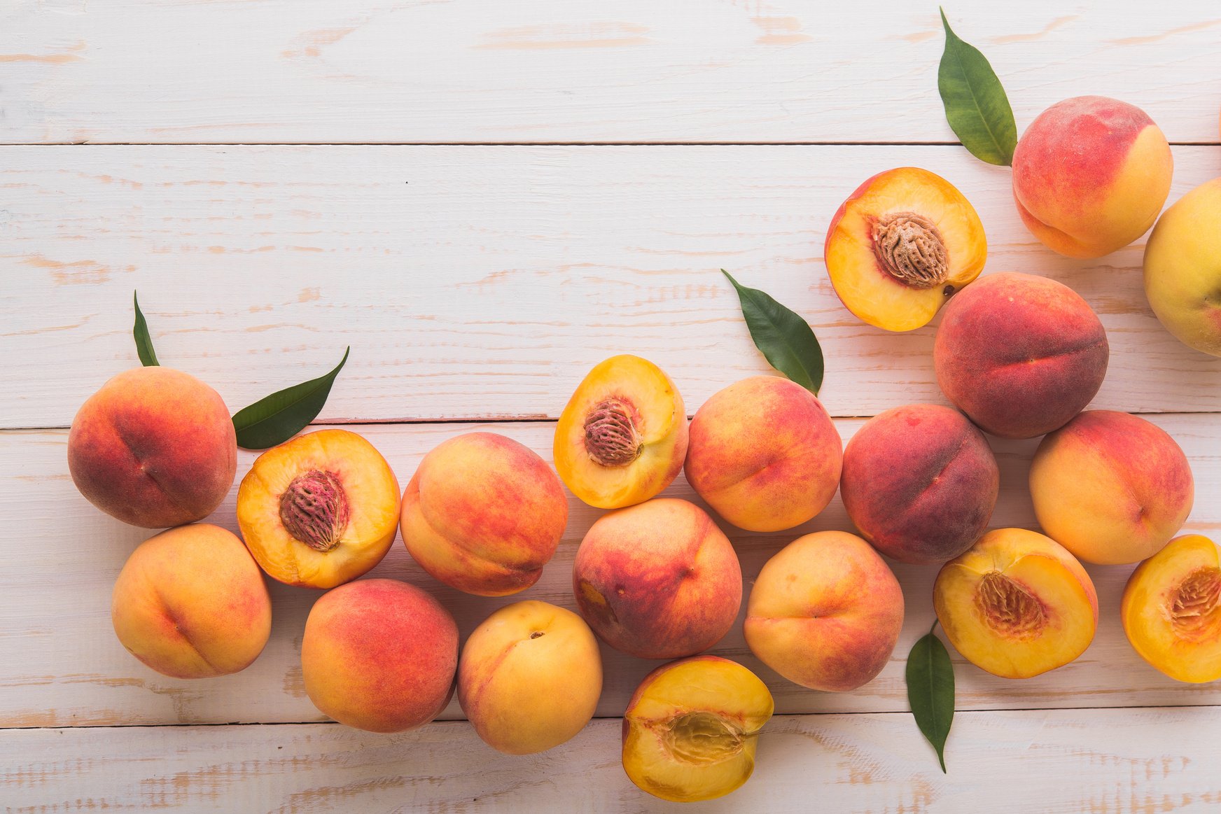 fresh peaches